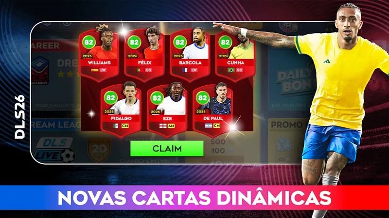 Segunda imagem real do jogo Dream League Soccer 2025